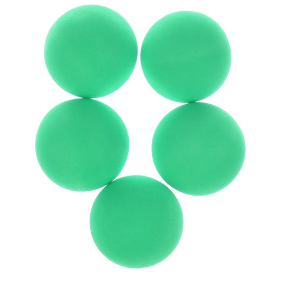 5 pelotas de goma para niños, para interiores y exteriores, para saltar. Verde