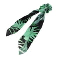 thumbnail image 5 of Unique Bargains 1 Pc Stylish Printed Banana Leaf Hair Elastics Hair Ties Green, 5 of 5
