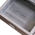 thumbnail image 2 of Benzara BM183123 Table d'Appoint en Bois avec Pieds Courbés, Gris, 2 of 4