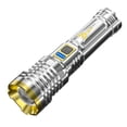 thumbnail image 1 of SGACAI Linterna portátil multifuncional con zoom telescópico y carga tipo C, 1 of 7