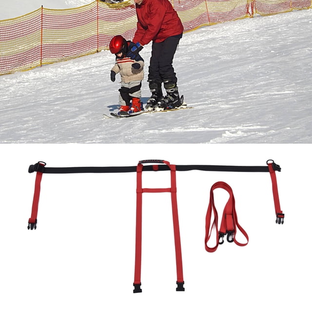 Safe Kids Skiing Harness Adjustable Safe Drop Snowboard Training Harness with Traction Leash
