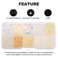 thumbnail image 3 of Assorted Beads Sequins 10 Beige Styles for Jewelry Making Crafts Sewing, 3 of 4