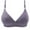 Purple-1, variant on MIUOWANP Women's Bras No Underwire Full Support Polka Dot Print Push-Up Breathable Daily Bra,Pink S