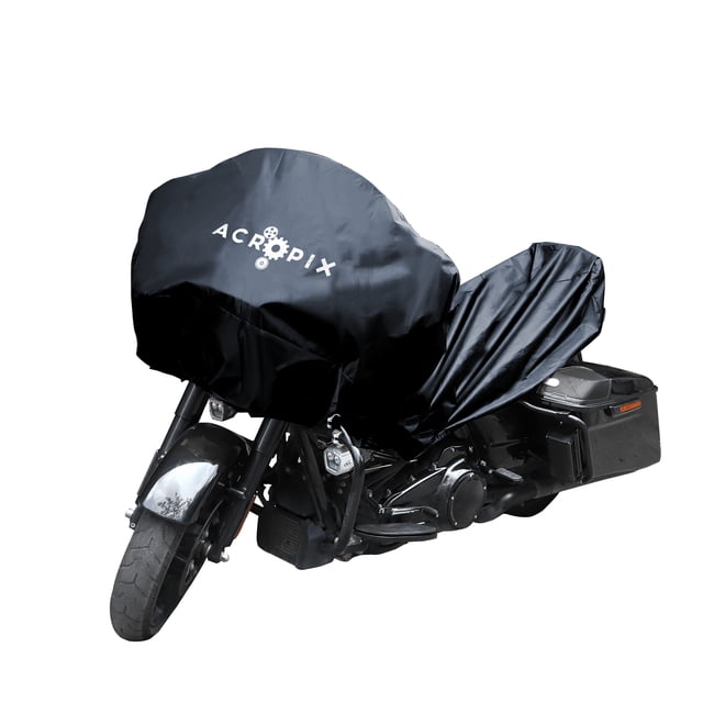 Cubierta Media para Motocicleta XL Unique Bargains Negra Paquete de 1