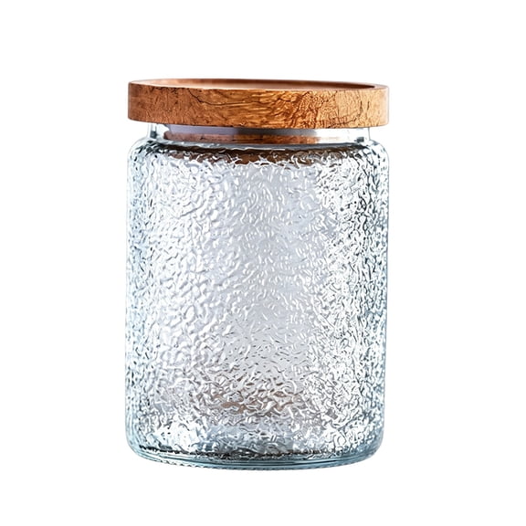 LEHOZIHEQ Vintage Glass Jars With Lids, Airtight Food Storage Containers, Kitchen Canisters For Sugar, Coffee, Tea, Spice, Flour, Candy Cookie, Pasta, Cereal, Cute Decorative Jars
