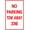 Warning Sign 3, variant on Metal No Parking Without Permit Sign - 8"x12", UV/Waterproof/Fade/Scratch Resistant, Outdoor/Indoor, Permit Areas