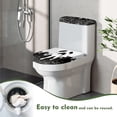thumbnail image 4 of HELLHERO Melting Ghost Elastic Bottom Stretch Fit 2 Pcs Set with Fits All Toilet Shapes Toilet Seat Covers Set Machine Washable, 4 of 8