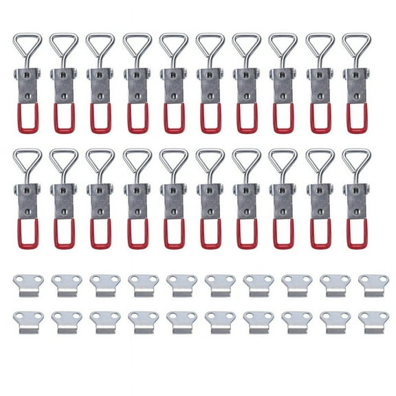 20 Pack Adjustable Toggle Latch Clamp 4001, 330 Lbs Holding Capacity, Heavy Duty Quick Release Pull