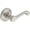 Lifetime Bright Nickel, variant on Baldwin 5445V056FD 5445V Non-Turning Two-Sided Dummy Door Lever Set - Nickel