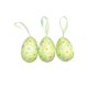 thumbnail image 1 of Decoraciones de Pascua para el Hogar 3 Piezas Colgando Simulación de Pintura de Bricolaje, Huevos de Plástico Verde 15x5x3cm para la Disposición de la Escena, Apoyos de Resurrección, 1 of 6