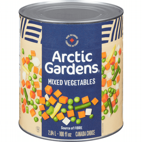 Arctic Gardens Légumes Mélangés en Conserve 2,84l/6lbs - Fabriqué au Canada