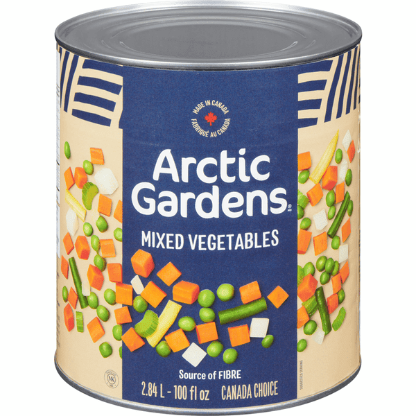 Arctic Gardens Canned Mixed Vegetables 2.84L/6Lbs- Canadian Made
