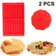 thumbnail image 1 of Molde para tartas de gofres, molde para tartas, cubitos de hielo, moldes para pan, moldes para hornear, aptos para lavavajillas, horno, microondas, nevera Ormromra 2033874-1, 1 of 9