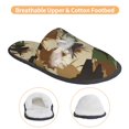 thumbnail image 3 of Slippers for Women, Aircraft Camouflage Womens Slippers Fuzzy Winter House Shoes, Soft Anti-Skid Slippers Indoor and Outdoor, 3 of 5