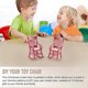 thumbnail image 4 of 2 Pcs 1:12 Toy Miniature Furniture Wooden Rocking Chairs Toy Accessories for Doll House Decoration,R, 4 of 5