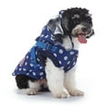 thumbnail image 2 of Dog Winter Coat Polka Dot Dog Winter Coat Windproof Cozy Cold Weather Dog Coat  With Zipper Dog Warm Jacket Dog Vest for Small Medium Dogs with Hat, 2 of 9