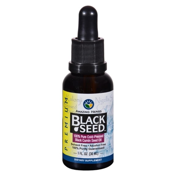 Amazing Herbs Premium Black Seed 1 fl oz Pack of 2