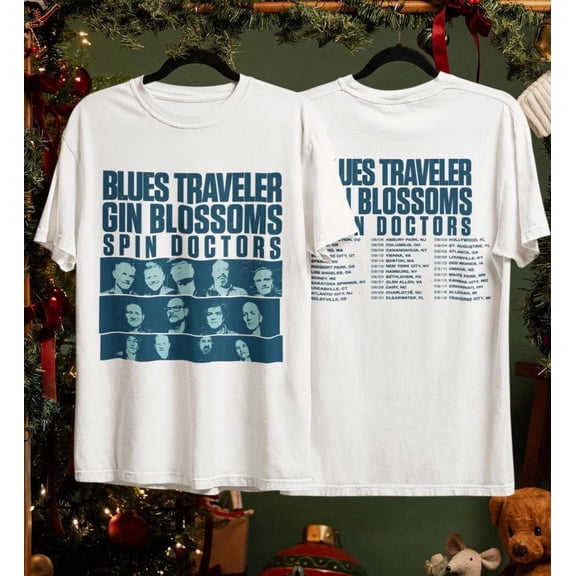 Blues Traveler Gin Blossoms Spin Doctors Tour 2026 T-Shirt, Summer Tour 2026 Tee