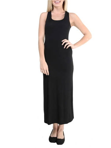 Women's Sleeveless Tank Maxi Dress - Walmart.com