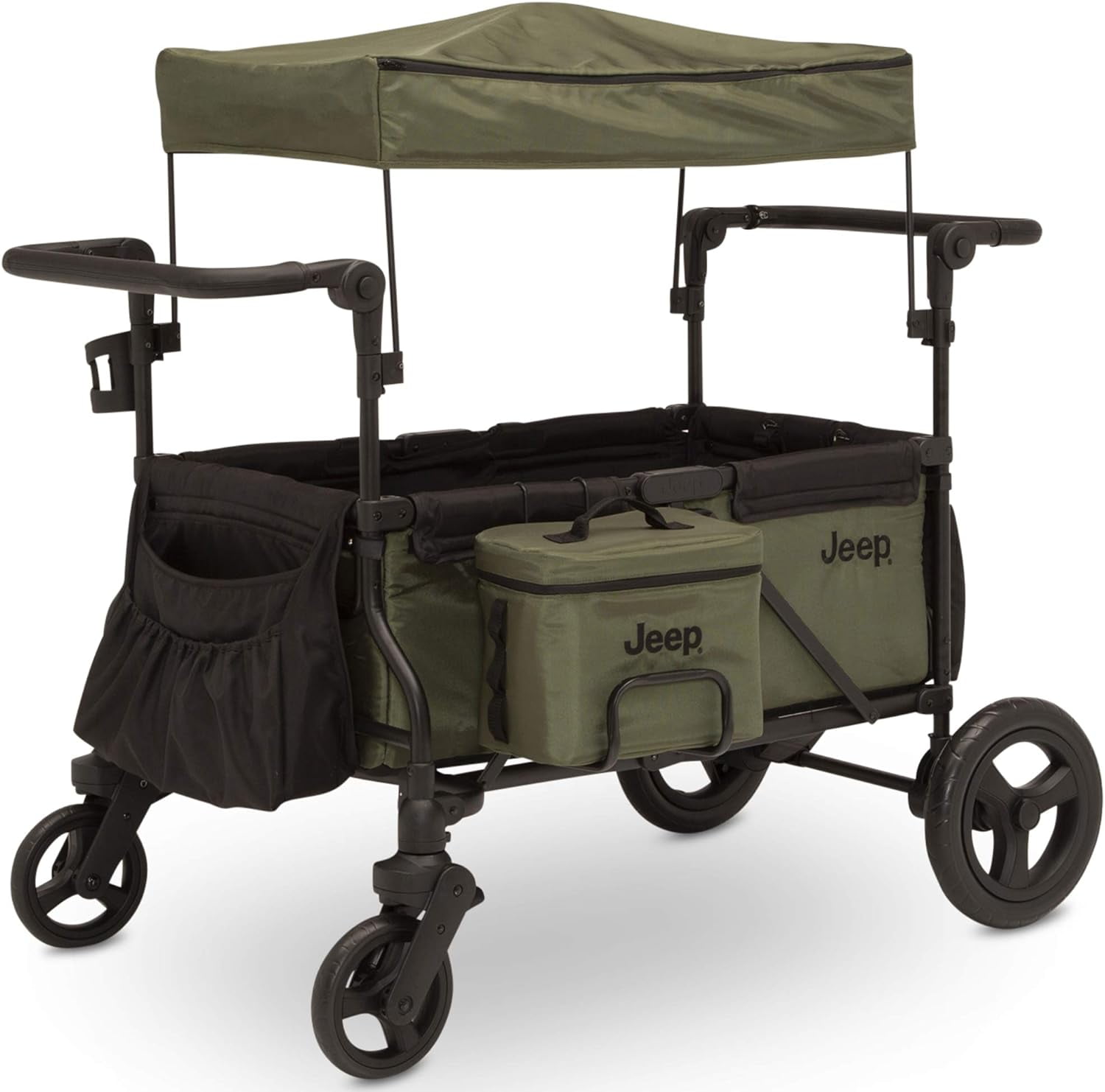 Jeep Deluxe Wrangler Wagon Stroller with Cooler Bag and Parent Organizer by Delta Children Unisex