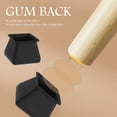 thumbnail image 3 of VERDANVERSE Silicone Leg Covers Furniture Foot Covers Black for Furniture Legs 16pcs, 3 of 8