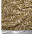 thumbnail image 1 of Soimoi Cotton Duck Fabric Leaves Shirting Printed Fabric 1 Yard 42 Inch Wide, 1 of 1