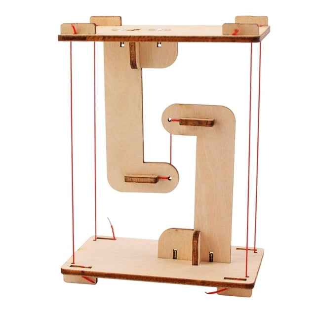 Juguete de madera con estructura de tensión de mano de bricolaje, juguetes de ciencia, rompecabezas de madera 3D educativo Juguetes de ciencia de Salvador estructura de tensión