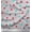 Light Gray, variant on Soimoi Polyester Crepe Fabric Square,Dot & Triangle Geometric Printed Fabric 1 Yard 42 Inch Wide
