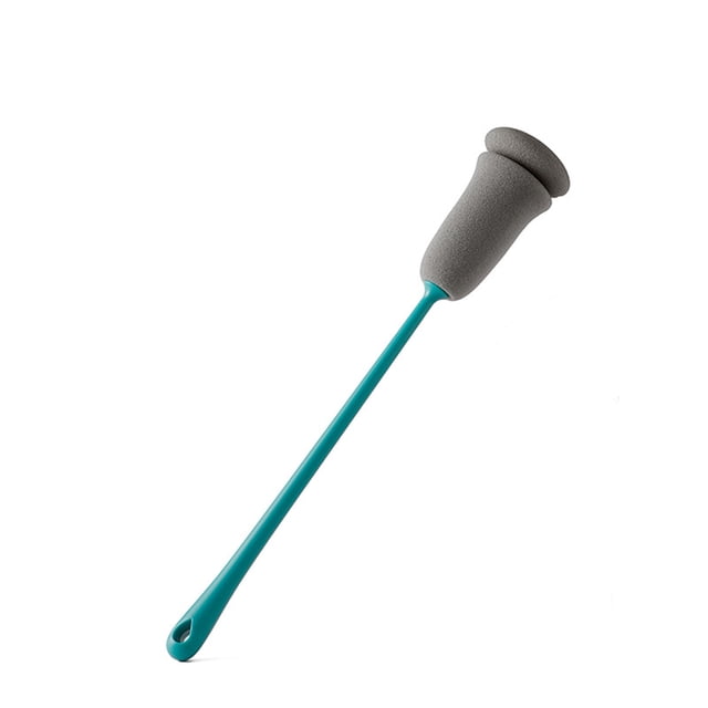 Sponge Bottle Brush Long Handle Scratch Proof Cup Brush for Kettle Milk Bottle Teapot Green
