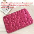 thumbnail image 2 of Matón de baño de color sólido Puerta absorbente No resbalón Alfombra grande Decoración de la alfombra Toddler Sala de estar Bathmat Soft Pads Accesorios Red, 40x60cm Speravity HA009646-04, 2 of 6