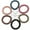 A, variant on 6Pcs Coil Wrist Coil Stretch Wristband Flexible  Coil Elastic Stretchable  Bracelet Key Ring Key Chain Key Hook Key Holder for Gym Pool ID Badge and Outdoor Sports