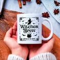 thumbnail image 6 of 1pc, Spooky Witches Brew Coffee Mug - Perfect Halloween Gift for Coven Members and Friends, 6 of 10