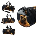 thumbnail image 3 of Bear Gym Bag with Shoe Bag, Carry on Duffle Bag 17.7 Inches with Interior Zipper Pocket - Large Capacity, 3 of 6