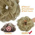 thumbnail image 5 of Youloveit 2PCS Messy Bun Hair Hairpiece Scrunchies Wavy Messy Synthetic Chignon Hairpiece for Women Hair pieceUpdo Bun Extensions, 5 of 8