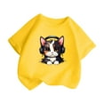 thumbnail image 3 of TZEWGL Tees For Child Loose Printed Round Neck Short Sleeve Clothes For Girls Boys size 2-4T, 3 of 5