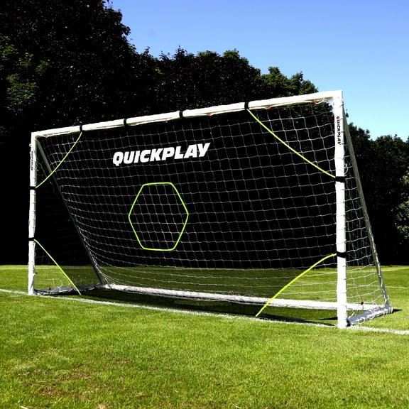 Quickplay Target Net Lite - Practice Football & Soccer, Excel Shooting & Goals - 12x6'