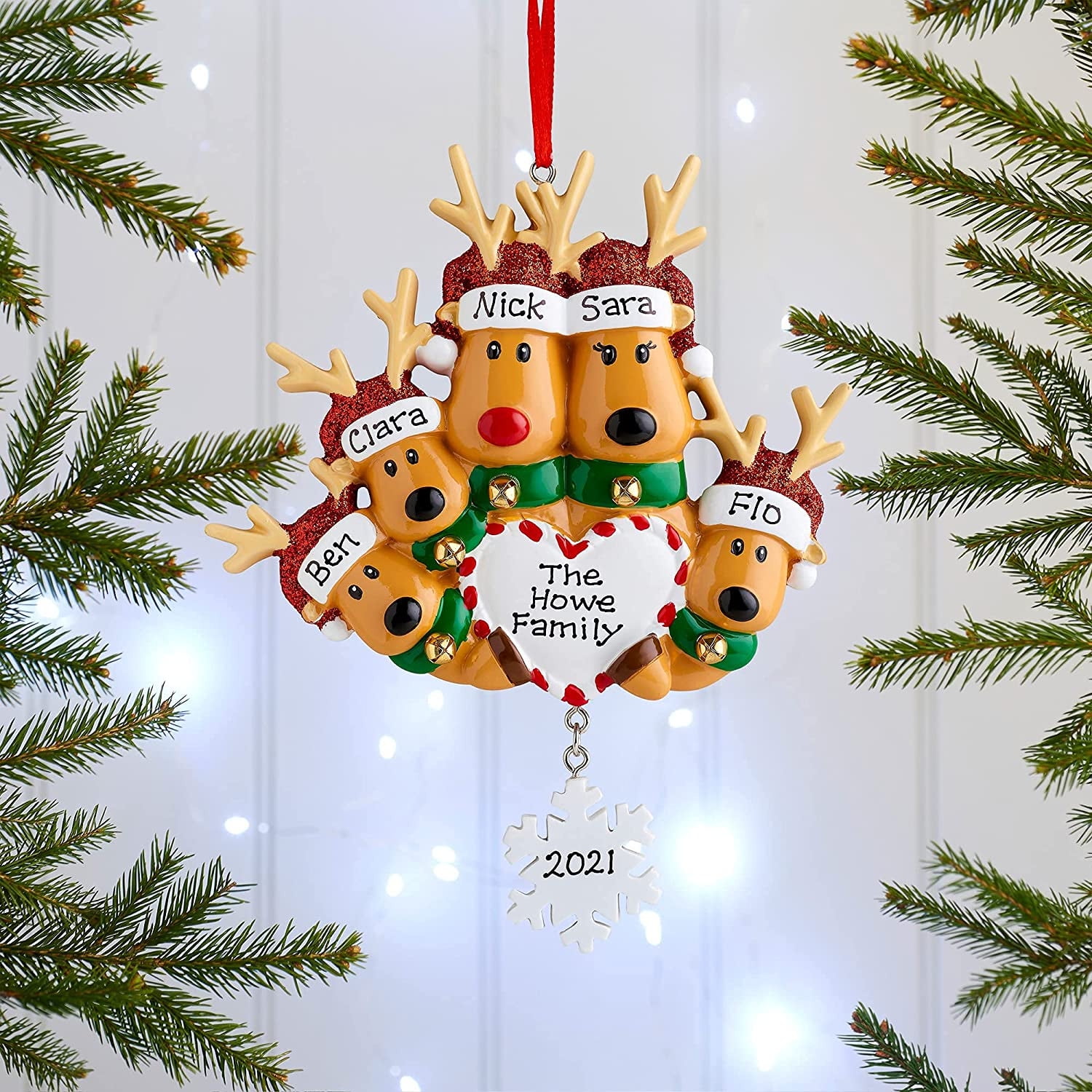 Ciara 25 Days Of Christmas 2022 Toyfunny Personalised Family Christmas Xmas Tree Bauble Decoration Ornament  Elk Deer Family 2021 Christmas Holiday Decorations - Walmart.com
