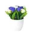 thumbnail image 1 of DecoBloom Rose Potted Home Floral Arrangement for Elegant Indoor and Table Centerpiece, 1 of 5