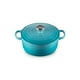 thumbnail image 1 of Horno holandés Le Creuset de hierro fundido esmaltado, 4,5 L, azul caribeño, 1 of 6