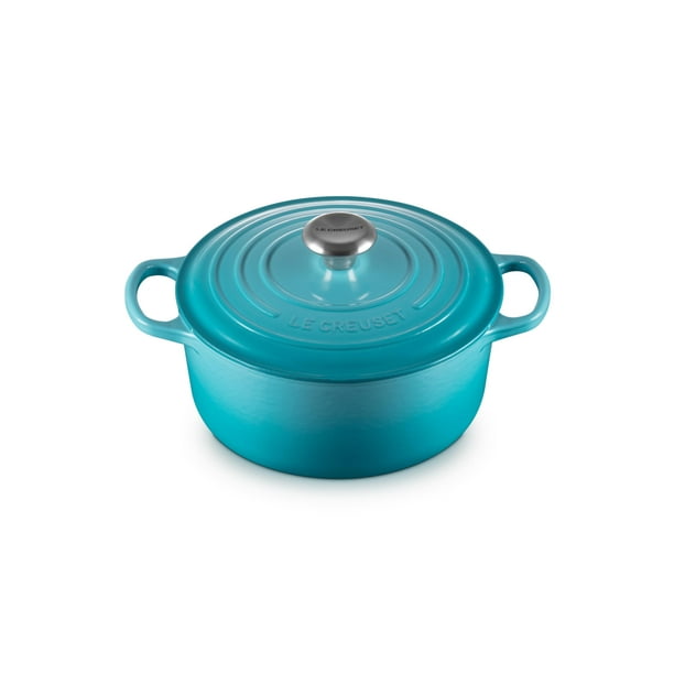 Horno holandés Le Creuset de hierro fundido esmaltado, 4,5 L, azul caribeño
