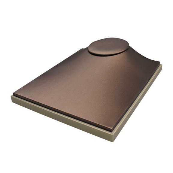 Necklace Pendant Display Stand Necklace Easel Display Stand for Home Bedroom Brown Light Aureate