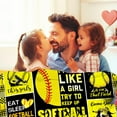thumbnail image 4 of Softball Blanket Gifts for Girls Women Men Team,Soft Cozy Sport Softball Blankets and Throws Bed Bedding Outdoor,Funny Softball Gifts for Kids Boys Softball Lovers 40X50, 4 of 6