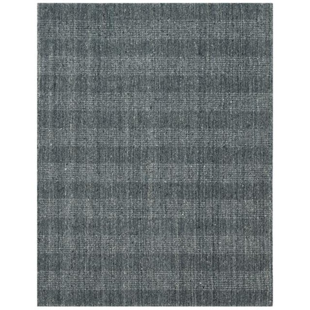 Amer Rugs BRK40810 8 x 10 ft. Brooklyn Transitional Hand-Woven Wool Blend Area Rug, Blue