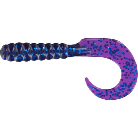 Big Bite Baits Curl Tail Grub 2 Electric Grape