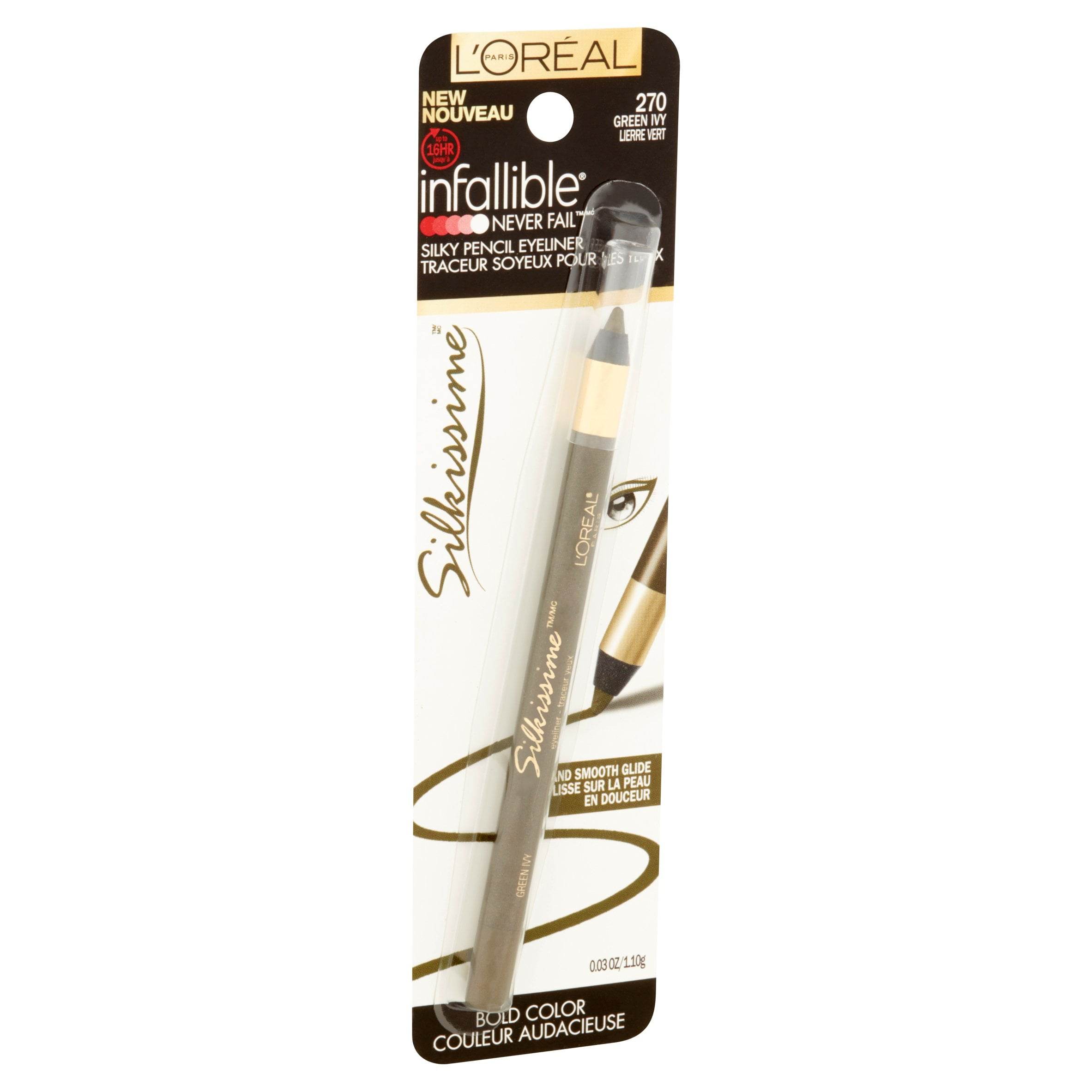 L'Oreal Paris Infallible Silkissime Eyeliner, Green Ivy