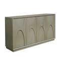 thumbnail image 3 of Miekor Furniture Modern 4-Door Wooden Cabinet with Adjustable Shelves – Stylish Storage Solution for Home or Office 95537, 3 of 9