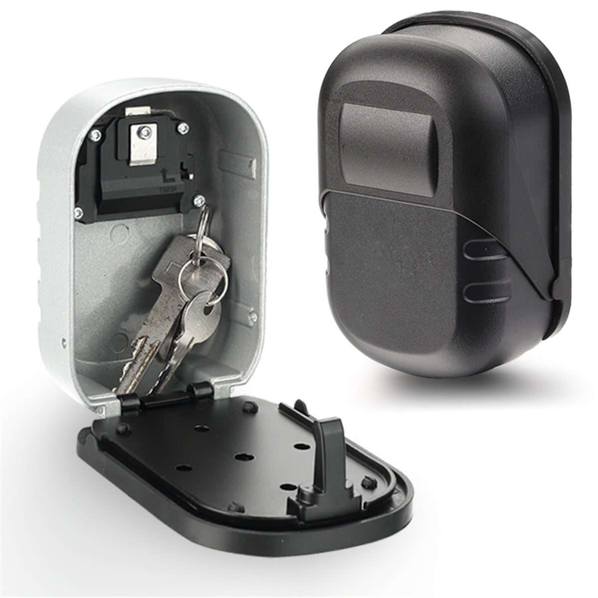 Security Key Lock Box, 4Digit Combination Waterproof Portable Key