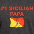 thumbnail image 3 of CafePress - #1 Sicilian Papa Dark T Shirt - Men's Classic Graphic Cotton T-Shirt, 3 of 4