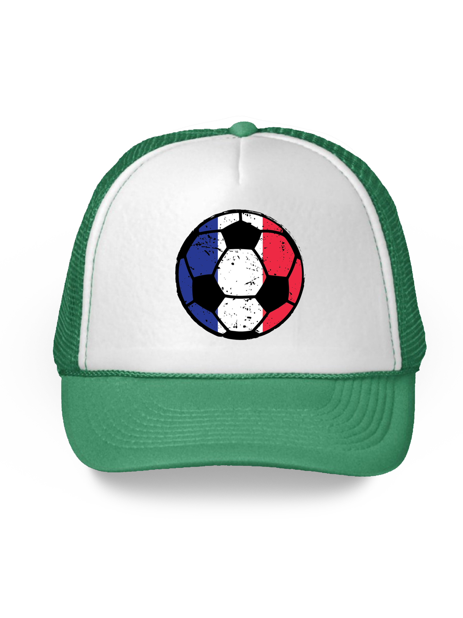 Awkward Styles France Soccer Ball Hat French Soccer Trucker Hat France 2018 Baseball Cap France Trucker Hats for Men and Women Hat Gifts from France French Baseball Hats French Flag Trucker Hat - image 1 of 6