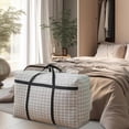 thumbnail image 1 of Bolsa de almacenamiento para mudanzas y embalaje para ropa, edredones y objetos | Organizador de equipaje tejido de gran capacidad | Para viajes y uso doméstico, 1 of 6